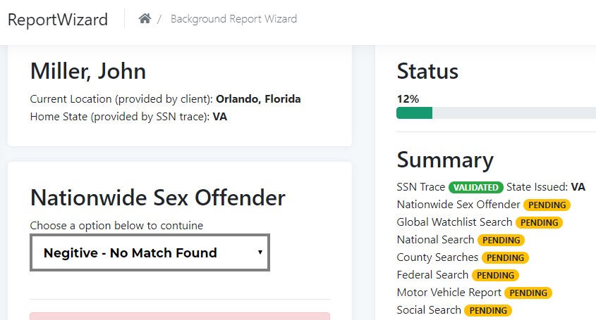 sex offender search